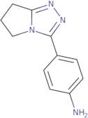 4-{5H,6H,7H-Pyrrolo[2,1-c][1,2,4]triazol-3-yl}aniline