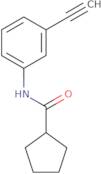 N-(3-Ethynylphenyl)cyclopentanecarboxamide