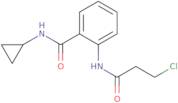 2-[(3-Chloropropanoyl)amino]-N-cyclopropylbenzamide