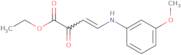 Ethyl 4-[(3-methoxyphenyl)amino]-2-oxobut-3-enoate