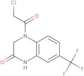 4-(2-Chloroacetyl)-7-(trifluoromethyl)-1,2,3,4-tetrahydroquinoxalin-2-one