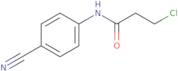 3-Chloro-N-(4-cyanophenyl)propanamide