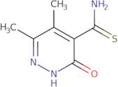 5,6-Dimethyl-3-oxo-2,3-dihydropyridazine-4-carbothioamide