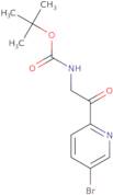 tert-Butyl N-[2-(5-bromopyridin-2-yl)-2-oxoethyl]carbamate