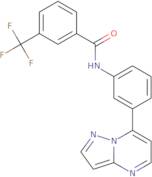 N-(3-(Pyrazolo[1,5-a]pyrimidin-7-yl)phenyl)-3-(trifluoromethyl)benzamide