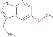 1-{5-Methoxy-1H-pyrrolo[2,3-b]pyridin-3-yl}methanamine