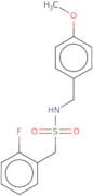 1-(2-Fluorophenyl)-N-(4-methoxybenzyl)methanesulfonamide