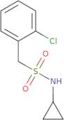 1-(2-Chlorophenyl)-N-cyclopropylmethanesulfonamide