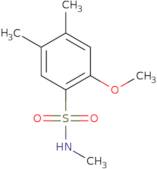 2-Methoxy-N,4,5-trimethylbenzene-1-sulfonamide