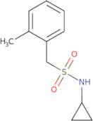 N-Cyclopropyl-1-(2-methylphenyl)methanesulfonamide