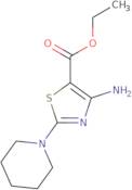 Ethyl 4-amino-2-piperidin-1-yl-1,3-thiazole-5-carboxylate