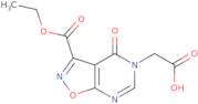 2-[3-(Ethoxycarbonyl)-4-oxo-4H,5H-[1,2]oxazolo[5,4-d]pyrimidin-5-yl]acetic acid