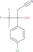 3-(4-Chlorophenyl)-4,4,4-trifluoro-3-hydroxybutanenitrile