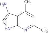 4,6-Dimethyl-1H-pyrrolo[2,3-b]pyridin-3-amine