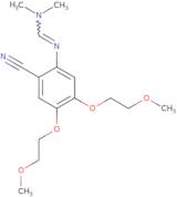 (Z)-4,5-Bis(2-methoxyethoxy)-2-((2-methylpropylidene)amino)benzonitrile