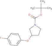 tert-Butyl 3-(4-fluorophenoxy)pyrrolidine-1-carboxylate