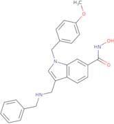 3-[(Benzylamino)methyl]-N-hydroxy-1-[(4-methoxyphenyl)methyl]indole-6-carboxamide