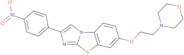 7-[2-(4-Morpholinyl)ethoxy]-2-(4-nitrophenyl)imidazo[2,1-b]benzothiazole