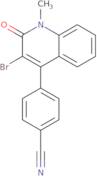 3-Bromo-4-(4-cyanophenyl)-1-methyl-2-oxo-1,2-dihydroquinoline