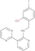 5-Fluoro-2-[[[3-(2-pyrimidinyl)-2-pyridyl]amino]methyl]phenol