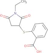 2-[(1-Ethyl-2,5-dioxopyrrolidin-3-yl)thio]benzoic acid