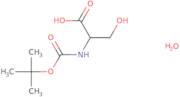 (2R)-3-Hydroxy-2-[(2-methylpropan-2-yl)oxycarbonylamino]propanoic acid, hydrate