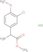 Methyl 2-amino-2-(3-chloro-4-methoxyphenyl)acetate hydrochloride