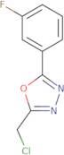 1,3,4-Oxadiazole, 2-(chloromethyl)-5-(3-fluorophenyl)-