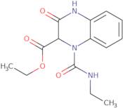 Ethyl 1-[(ethylamino)carbonyl]-3-oxo-1,2,3,4-tetrahydroquinoxaline-2-carboxylate