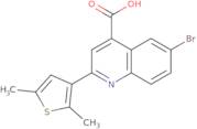 6-Bromo-2-(2,5-dimethyl-thiophen-3-yl)-quinoline-4-carboxylic acid