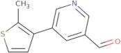 5-(2-Methylthiophen-3-yl)pyridine-3-carbaldehyde