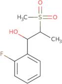 1-(2-Fluorophenyl)-2-(methylsulfonyl)propan-1-ol