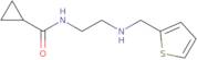 N-[2-(Thiophen-2-ylmethylamino)ethyl]cyclopropanecarboxamide
