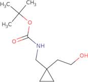 tert-Butyl N-{[1-(2-hydroxyethyl)cyclopropyl]methyl}carbamate
