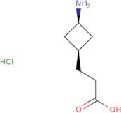 3-[(1S,3R)-3-Aminocyclobutyl]propanoic acid hydrochloride