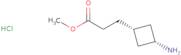 Methyl 3-[(1S,3R)-3-aminocyclobutyl]propanoate hydrochloride