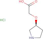 2-[(3S)-Pyrrolidin-3-yloxy]acetic acid hydrochloride