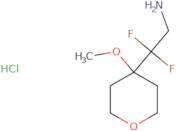 2,2-Difluoro-2-(4-methoxyoxan-4-yl)ethan-1-amine hydrochloride