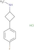 3-(4-Fluorophenyl)-N-methylcyclobutan-1-amine hydrochloride