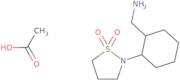 2-[2-(Aminomethyl)cyclohexyl]-1λ6,2-thiazolidine-1,1-dione, acetic acid