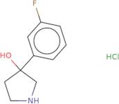 3-(3-Fluorophenyl)pyrrolidin-3-ol hydrochloride