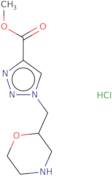 Methyl 1-[(morpholin-2-yl)methyl]-1H-1,2,3-triazole-4-carboxylate hydrochloride