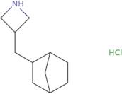 3-({Bicyclo[2.2.1]heptan-2-yl}methyl)azetidine hydrochloride
