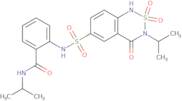N-(Propan-2-yl)-2-[2,2,4-trioxo-3-(propan-2-yl)-3,4-dihydro-1H-2λ6,1,3-benzothiadiazine-6-sulfonam…