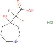 2,2-Difluoro-2-(4-hydroxyazepan-4-yl)acetic acid hydrochloride
