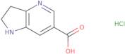 1H,2H,3H-Pyrrolo[3,2-b]pyridine-6-carboxylic acid hydrochloride