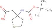 2-(3-{[(tert-Butoxy)carbonyl]amino}thiolan-3-yl)acetic acid
