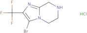 3-Bromo-2-(trifluoromethyl)-5H,6H,7H,8H-imidazo[1,2-a]pyrazine hydrochloride