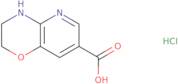 2H,3H,4H-Pyrido[3,2-b][1,4]oxazine-7-carboxylic acid hydrochloride