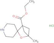 Ethyl 4-methyl-3-oxaspiro[bicyclo[2.1.1]hexane-2,4'-piperidine]-1-carboxylate hydrochloride